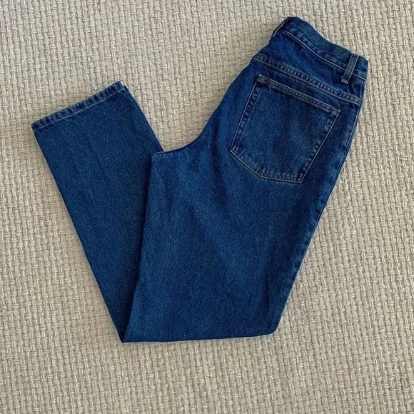 VINTAGE L.L Bean High Waisted Jeans Size 12 - Picture 2 of 5